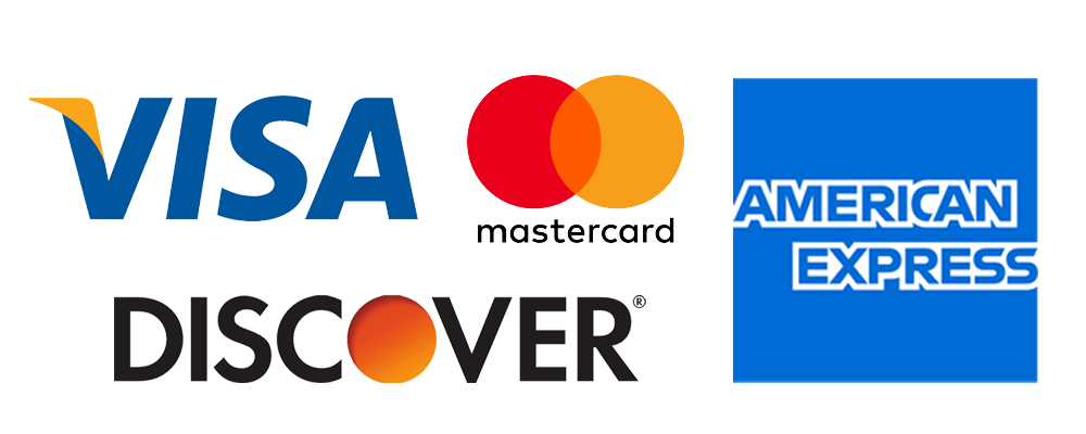 visa mastercard discover american express payment methods