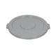 Huskee Round Flat Receptacle Lid 121 Litre, Grey