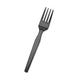 Dixie Smart Stock Black Plastic Fork, 960/cs