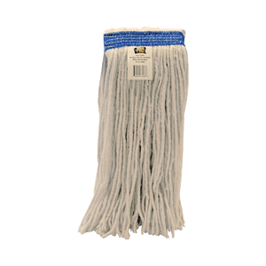 White Synthetic Cut-End Wet Mop (16oz, Narrow Band)