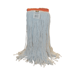 White Synthetic Cut-End Wet Mop (20oz, Narrow Band)