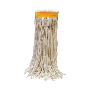White Synthetic Cut-End Wet Mop (24oz, Narrow Band)