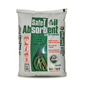 SafeT Oil and Grease Absorbent, 40 lb/bag