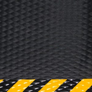 M + A Hog Heaven Black/Yellow Bordered Anti-Fatigue Mat