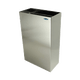 Frost Waste Receptacle Wall Mount, 50 Litres, Brushed Steel