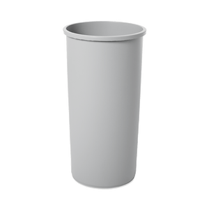 Rubbermaid 3546 Untouchable Round Container, Gray, 22 Gallon