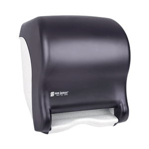 San Jamar Tear-N-Dry Essence Automatic Hands Free Towel Dispenser, Black Pearl
